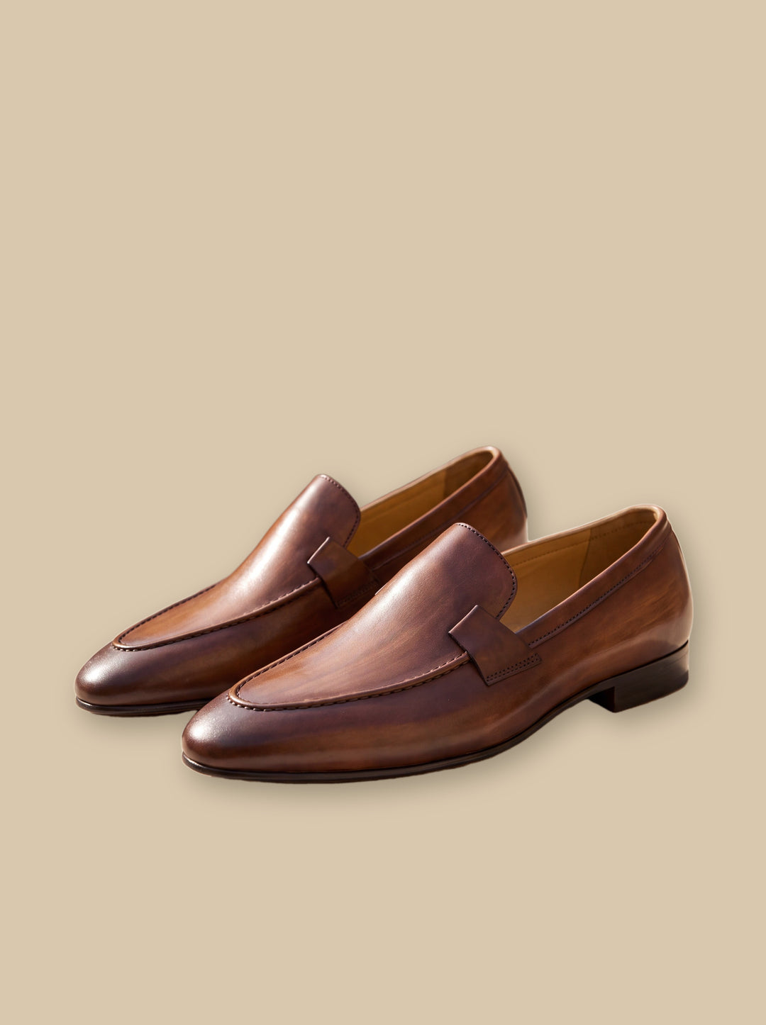 Jared loafers in Brown, studio - Gentlemens Manor