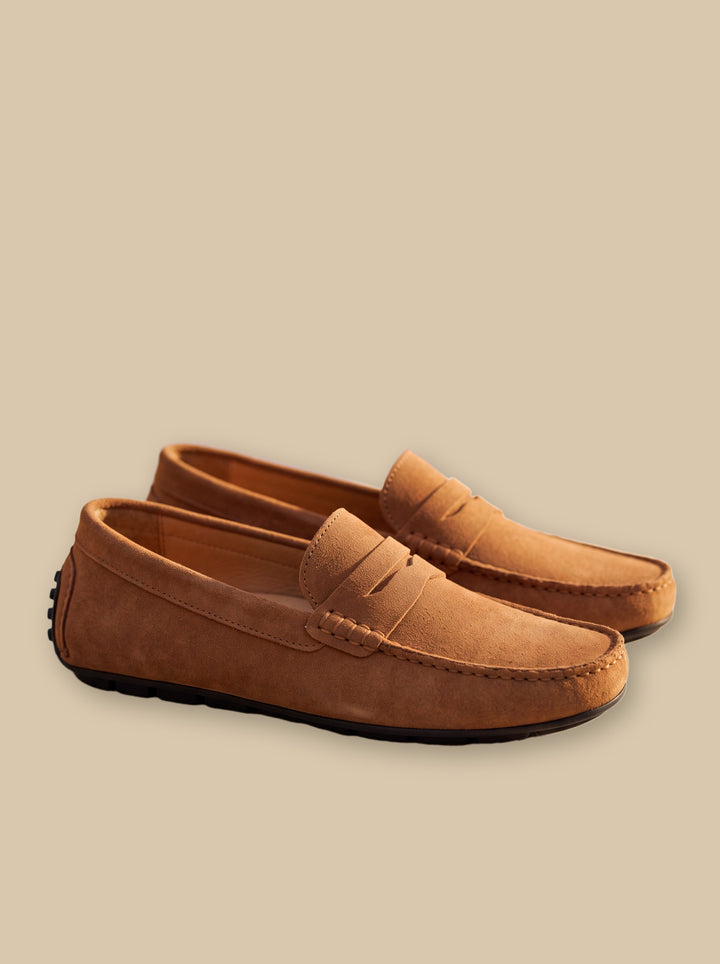 Jasper loafers in Brown, studio - Gentlemens Manor