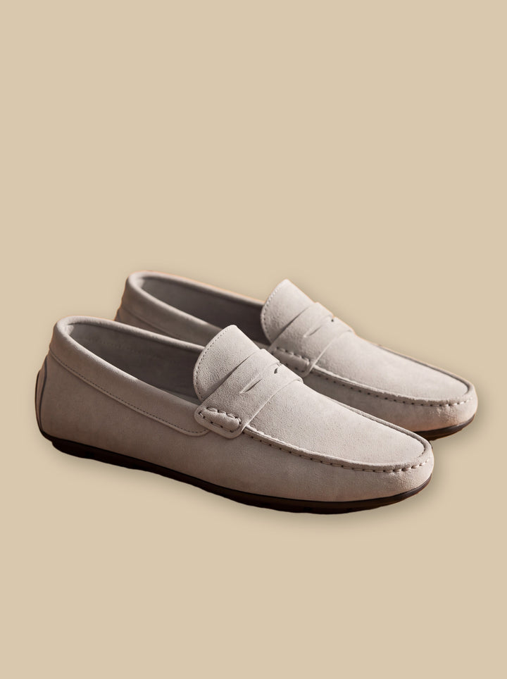 Jasper loafers in Grey, studio - Gentlemens Manor