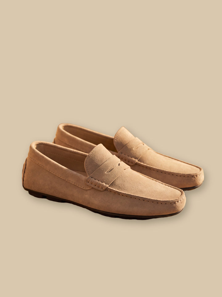 Jasper loafers in Sand, studio - Gentlemens Manor