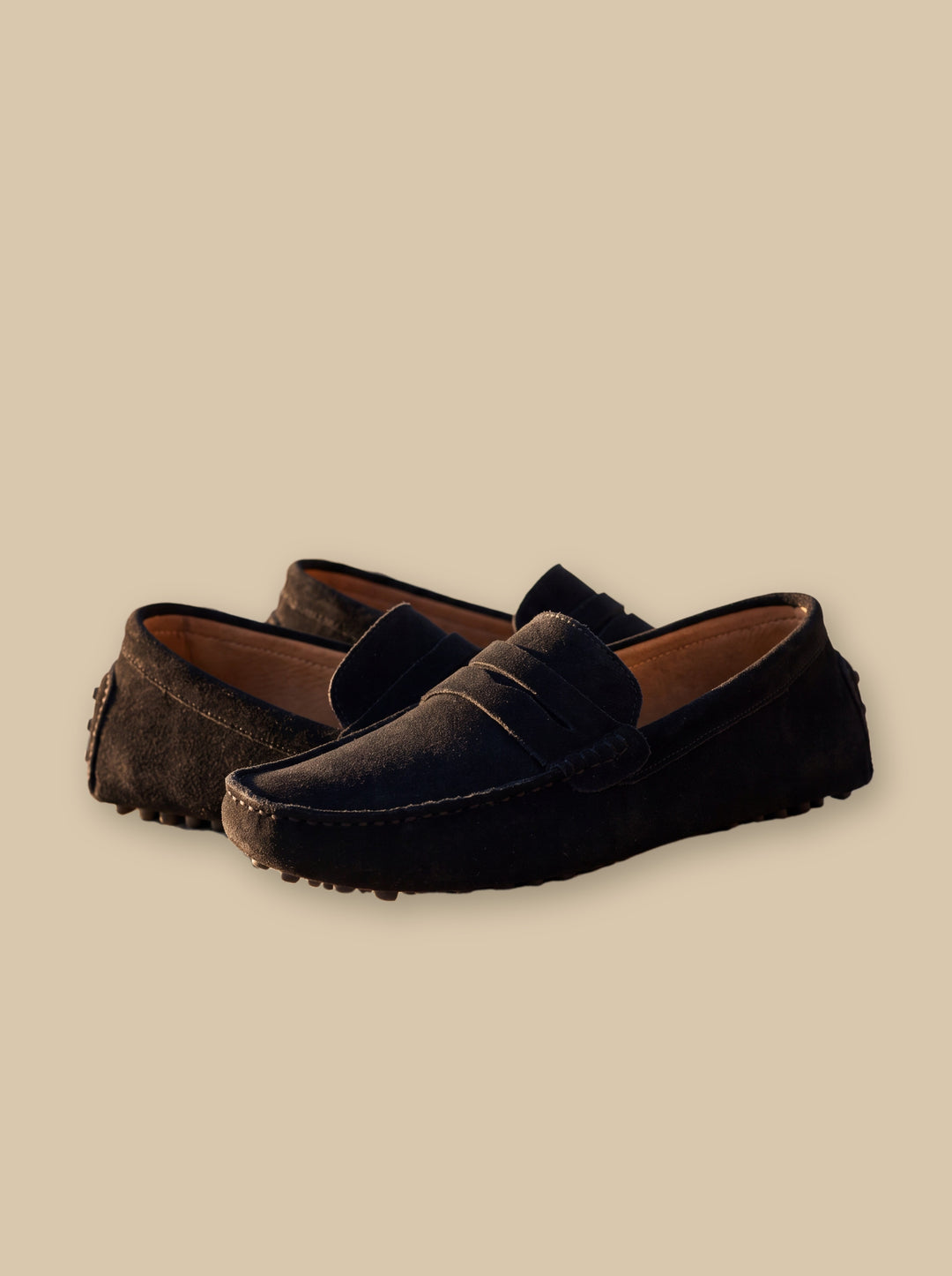 Jed loafers in Black, studio - Gentlemens Manor