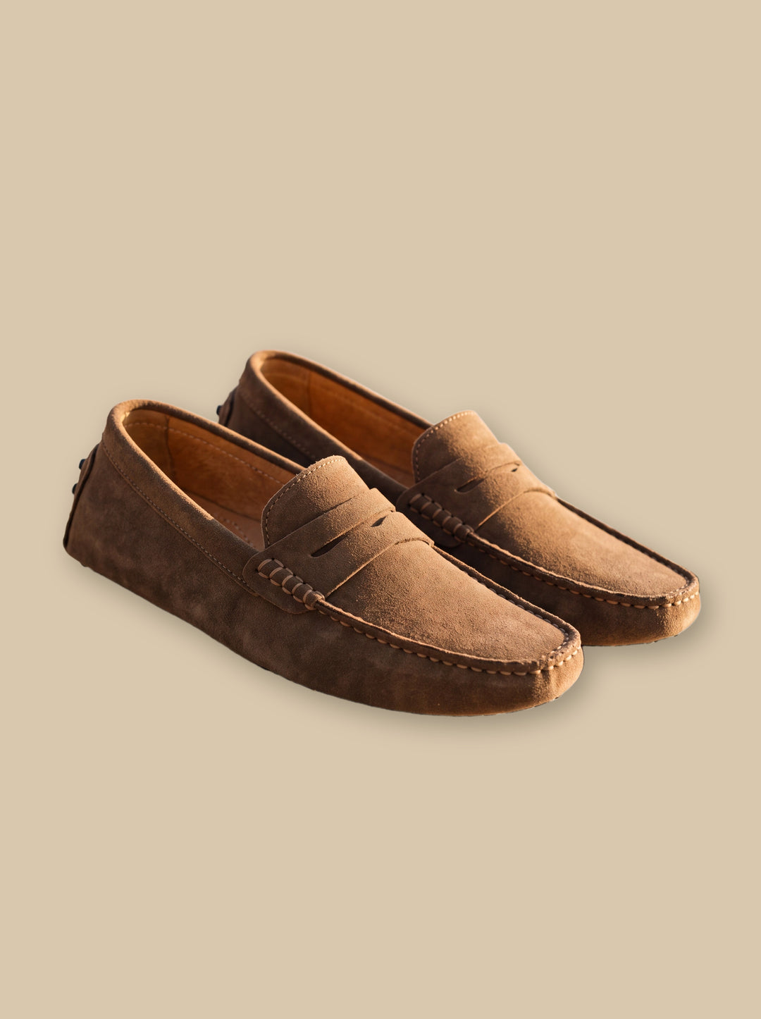 Jed loafers in Brown, studio - Gentlemens Manor