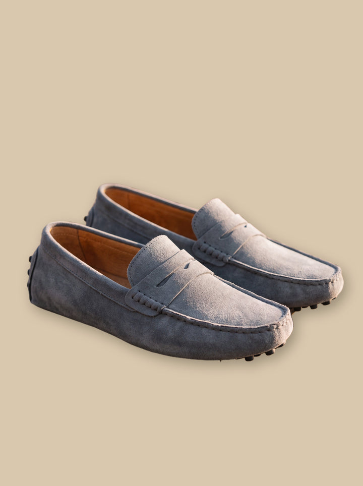 Jed loafers in Grey, studio - Gentlemens Manor