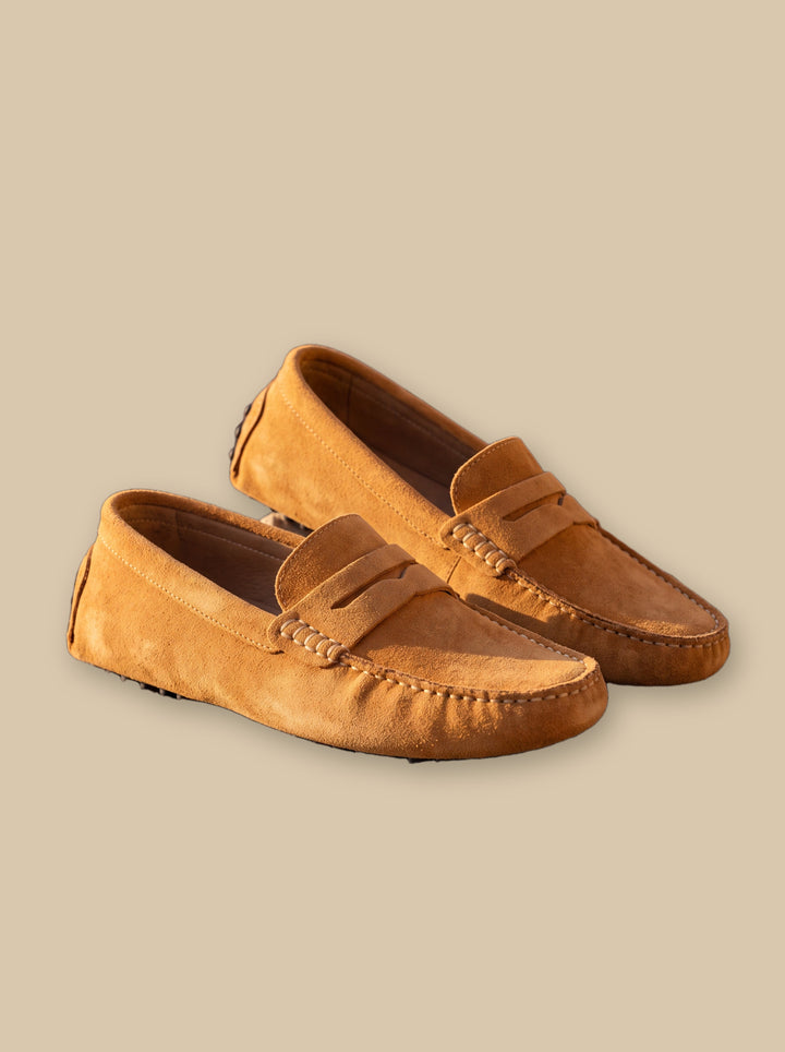 Jed loafers in Sand, studio - Gentlemens Manor