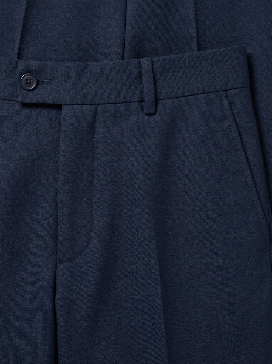 Jennings flat front button tab dress pants, fabric close up, Gentlemens Manor