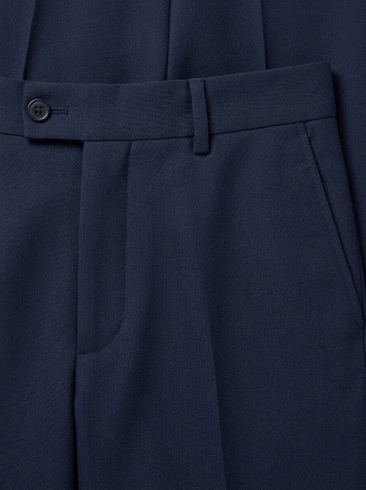 Jennings flat front button tab dress pants, fabric close up, Gentlemens Manor