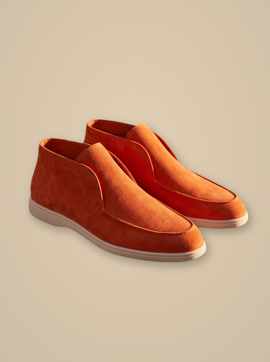 Jesse loafers in Orange, studio - Gentlemens Manor