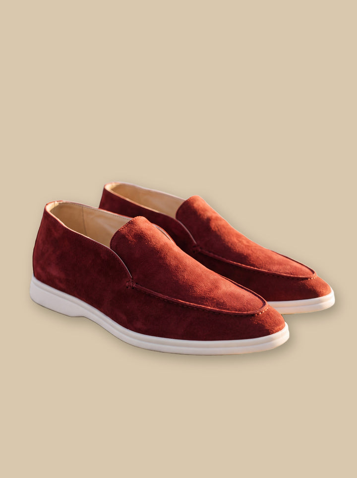 Joel loafers in Burgundy, studio - Gentlemens Manor
