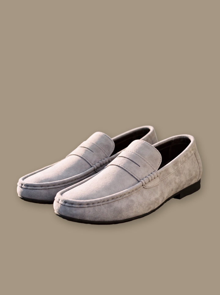 Jonah loafers in Grey, studio - Gentlemens Manor