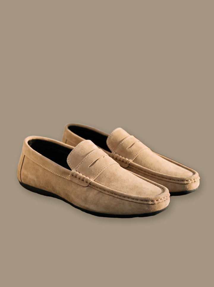 Jonah loafers in Sand, studio - Gentlemens Manor