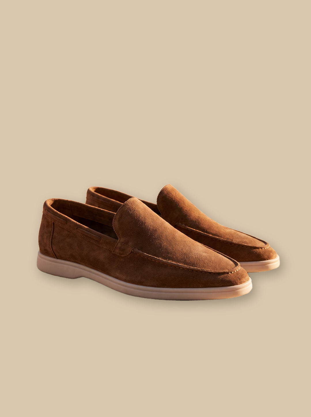 Judson loafers in Brown, studio - Gentlemens Manor