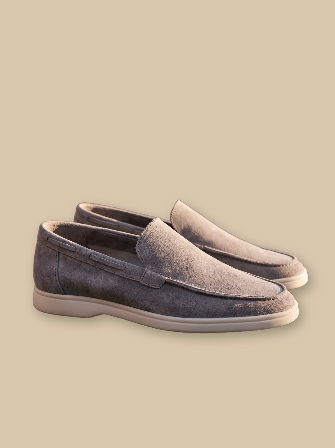 Judson loafers in Grey, studio - Gentlemens Manor