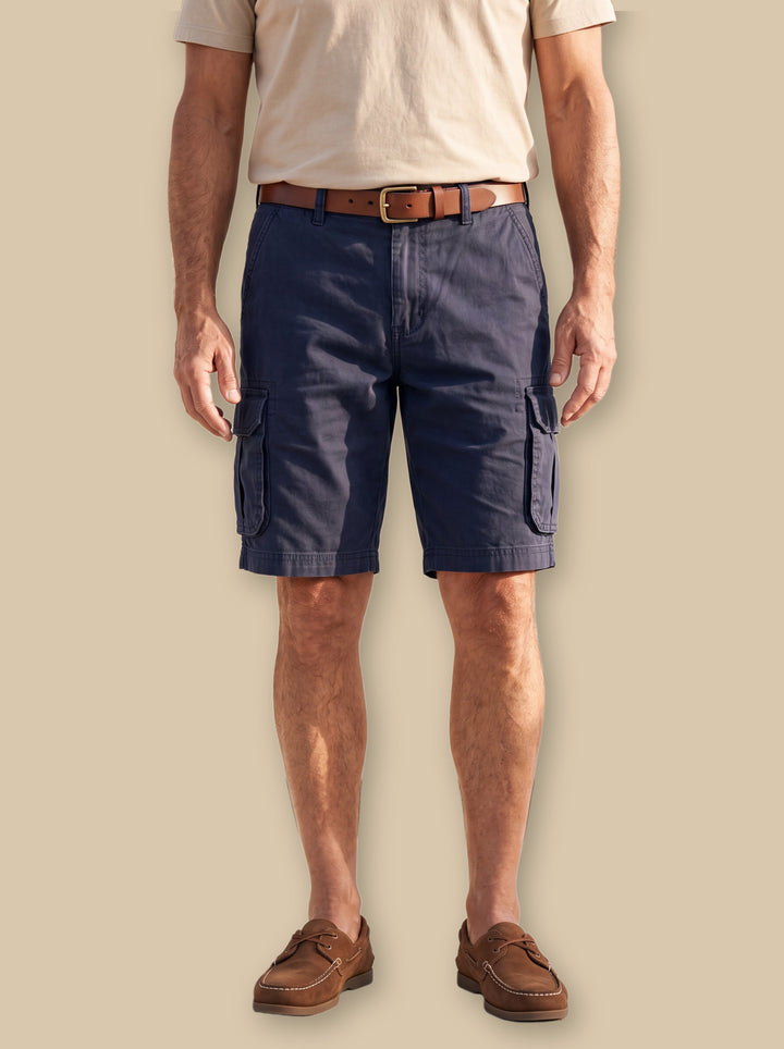 Keaton summer shorts in Navy, studio - Gentlemens Manor