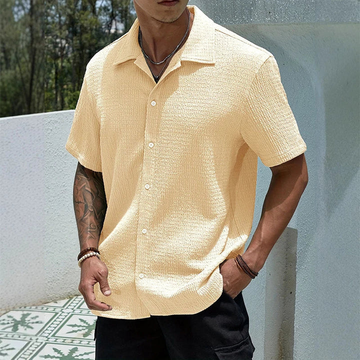 The Porta Venezia Men’s Lightweight Streetwear Button-Up Shirt
