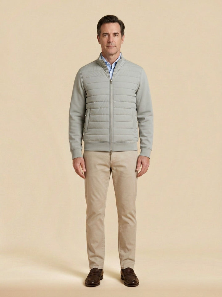 Kincaid jacket in Light Grey, studio, Gentlemens Manor