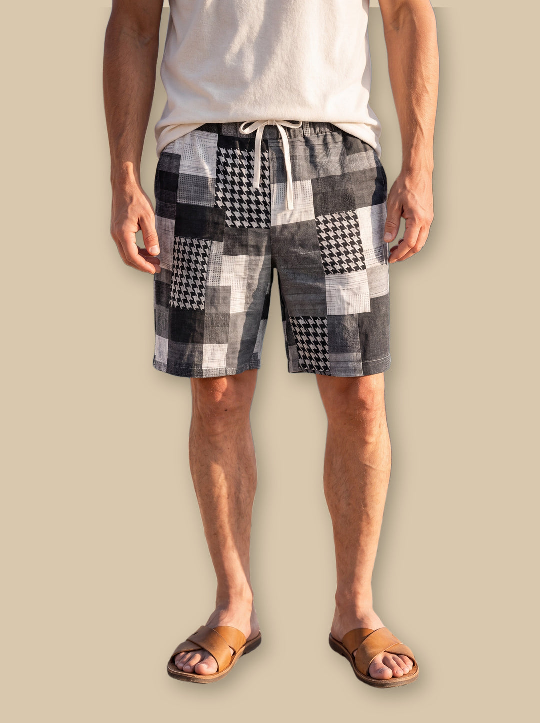 Kirby summer shorts in Grey, studio - Gentlemens Manor