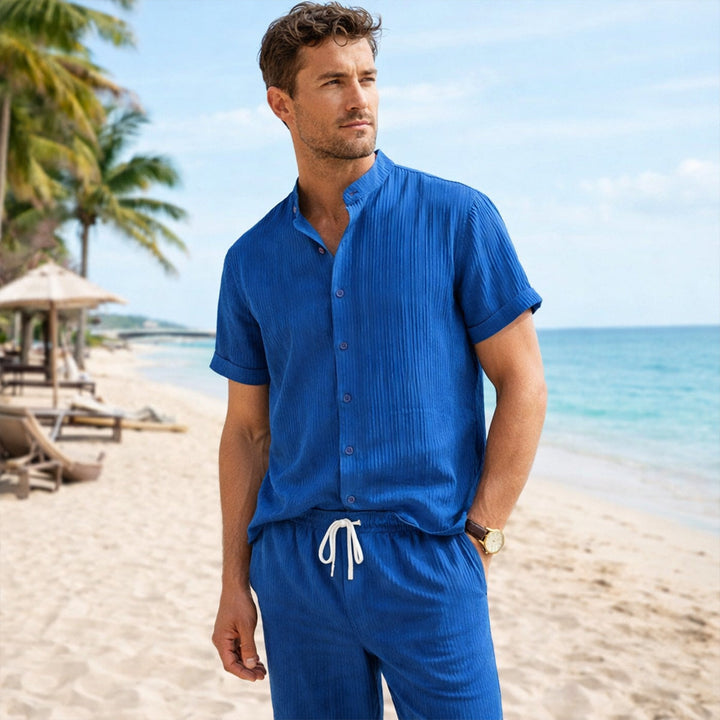 The Pinewater Men’s Linen Summer Trendy Set – Shirt &amp; Pants