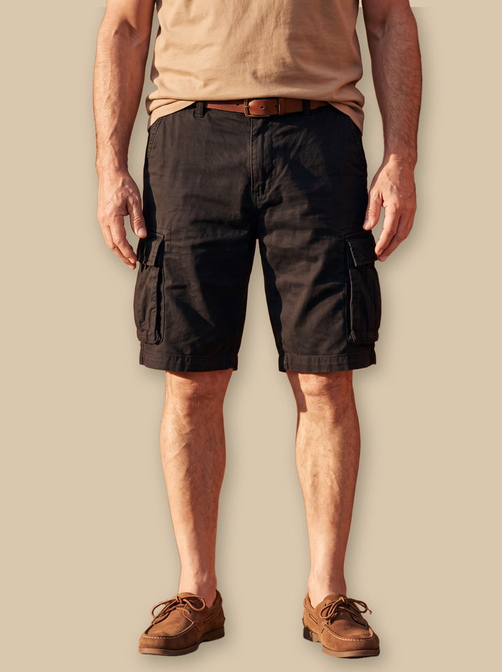 Lawson summer shorts in Black, studio - Gentlemens Manor