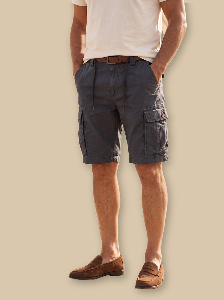Lawson summer shorts in Grey, studio - Gentlemens Manor