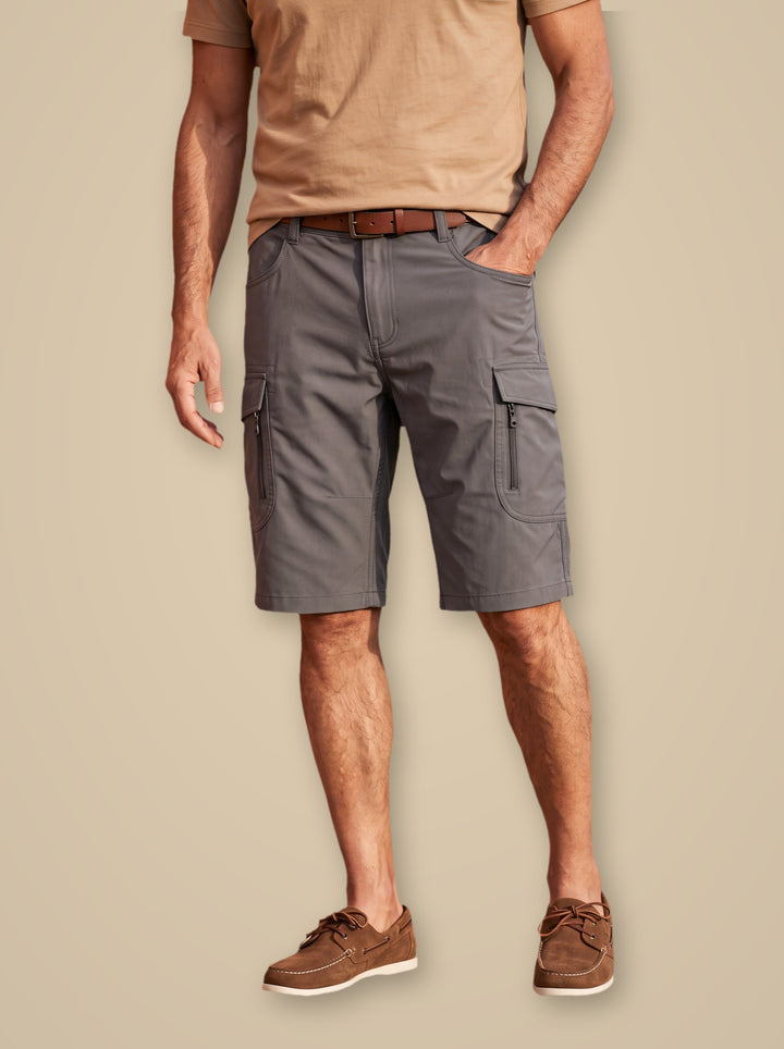 Leon summer shorts in Grey, studio - Gentlemens Manor