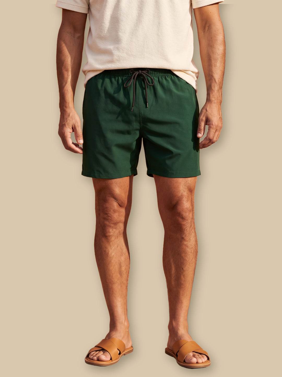 Lonnie summer shorts in Green, studio - Gentlemens Manor