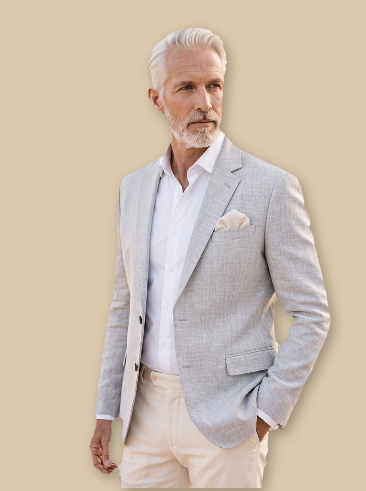 Lyle blazer suit in Grey, studio - Gentlemens Manor
