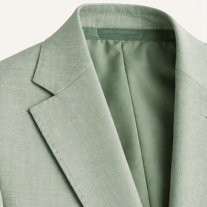 The Polignano Men’s Green 3 Piece Suit – Jacket, Waistcoat, Trousers