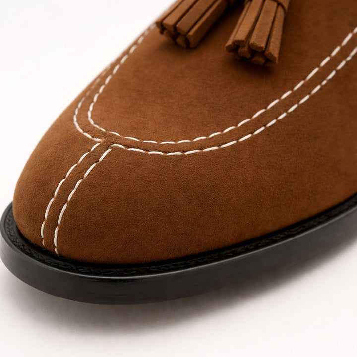 The Livorno Men’s Suede Tassel Loafer