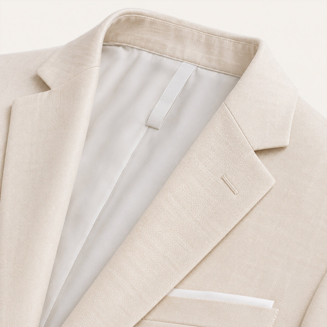 The Barbaresco Men’s Elegant 3 Piece Suit Set – Blazer Gilet and Trousers Formal Suit