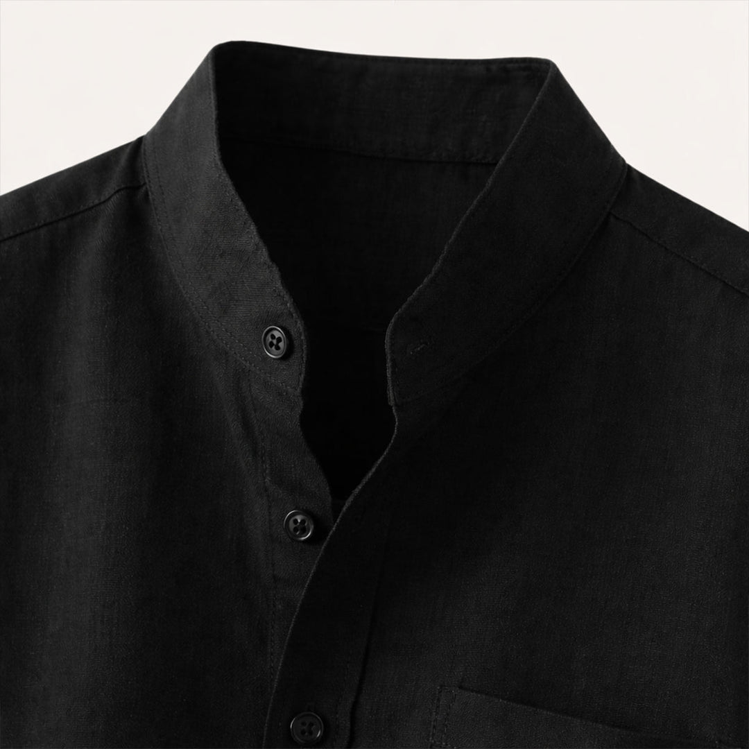 The Winchester Men’s Oversized Cotton Linen Beach Shirt