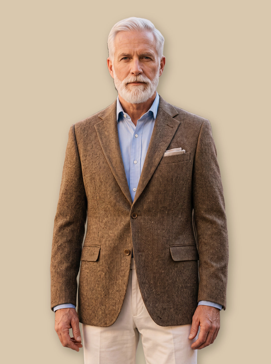Mack blazer suit in Brown, studio - Gentlemens Manor