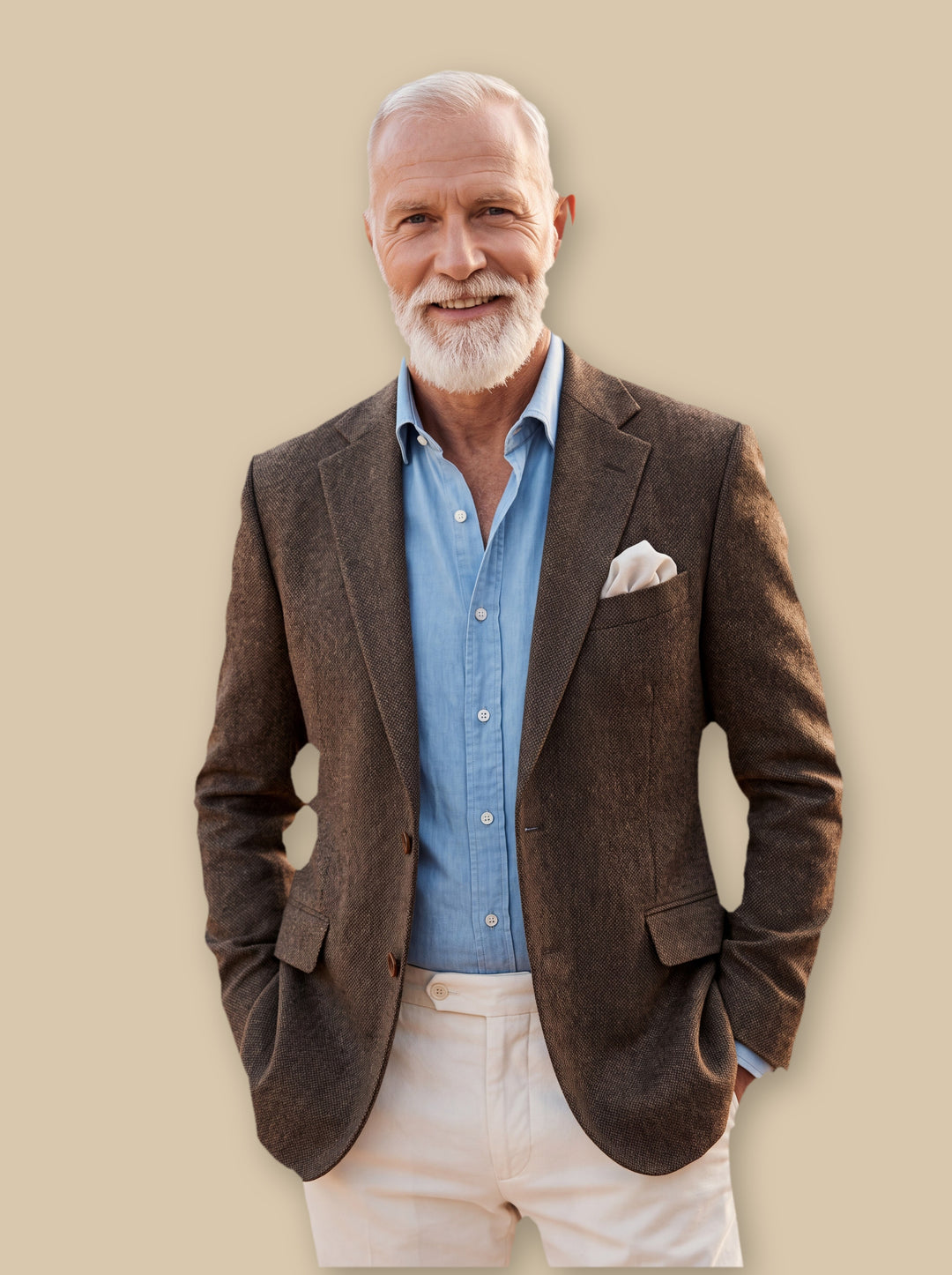 Mack blazer suit in Dark Brown, studio - Gentlemens Manor