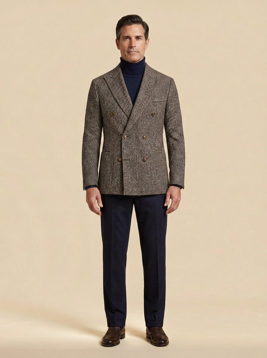 Maddox blazer in Brown, studio, Gentlemens Manor