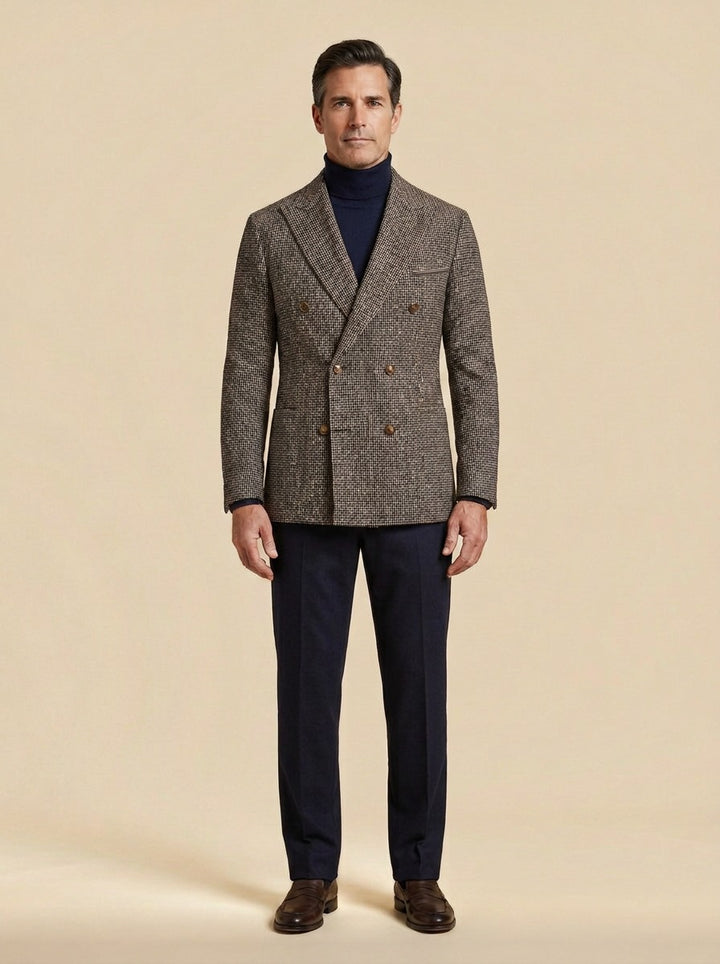 Maddox blazer in Brown, studio, Gentlemens Manor