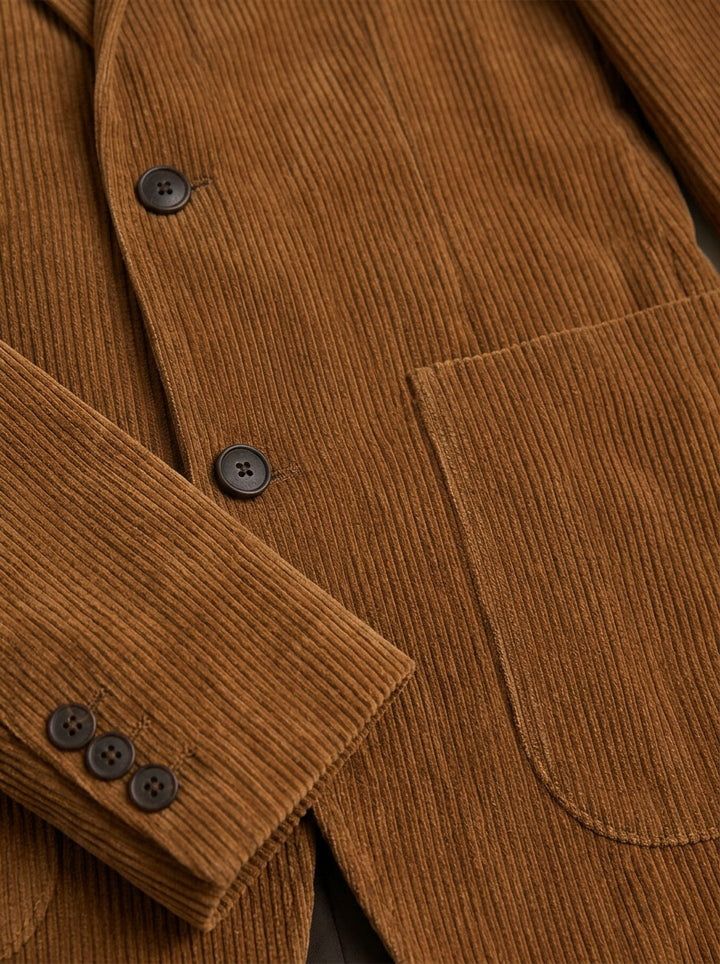 Marbury corduroy blazer, fabric close up, Gentlemens Manor