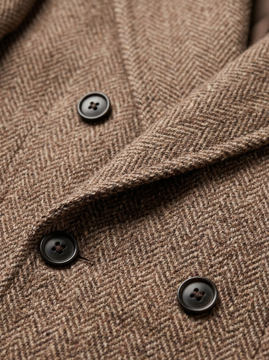 Marchmont tweed blazer, fabric close up, Gentlemens Manor