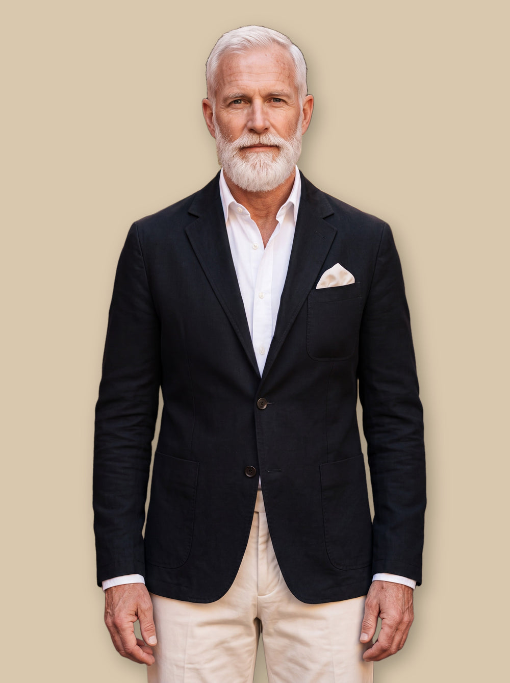 Marcus blazer suit in Black, studio - Gentlemens Manor