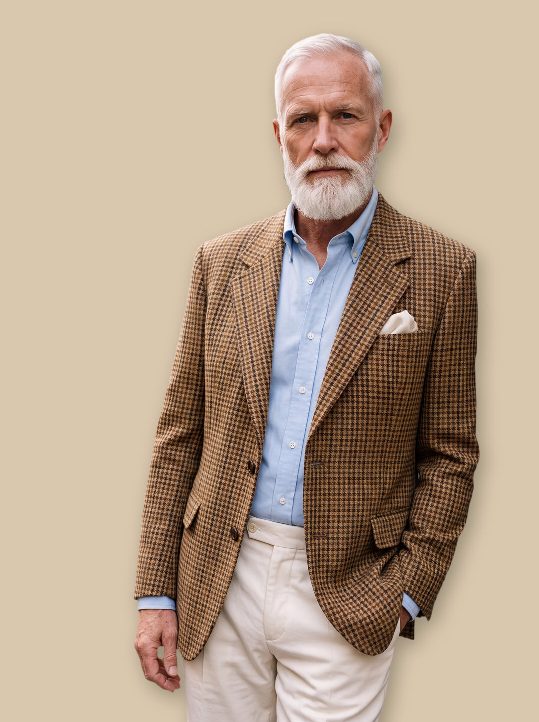 Marlowe blazer suit in Brown, studio - Gentlemens Manor
