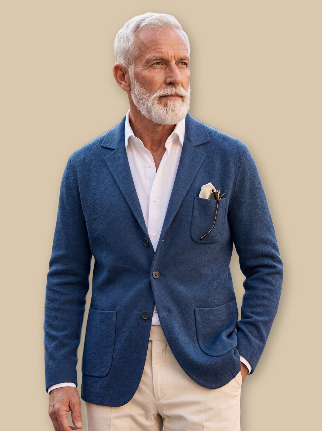Martin blazer suit in Blue, studio - Gentlemens Manor