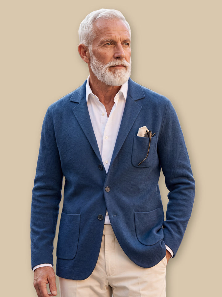 Martin blazer suit in Blue, studio - Gentlemens Manor