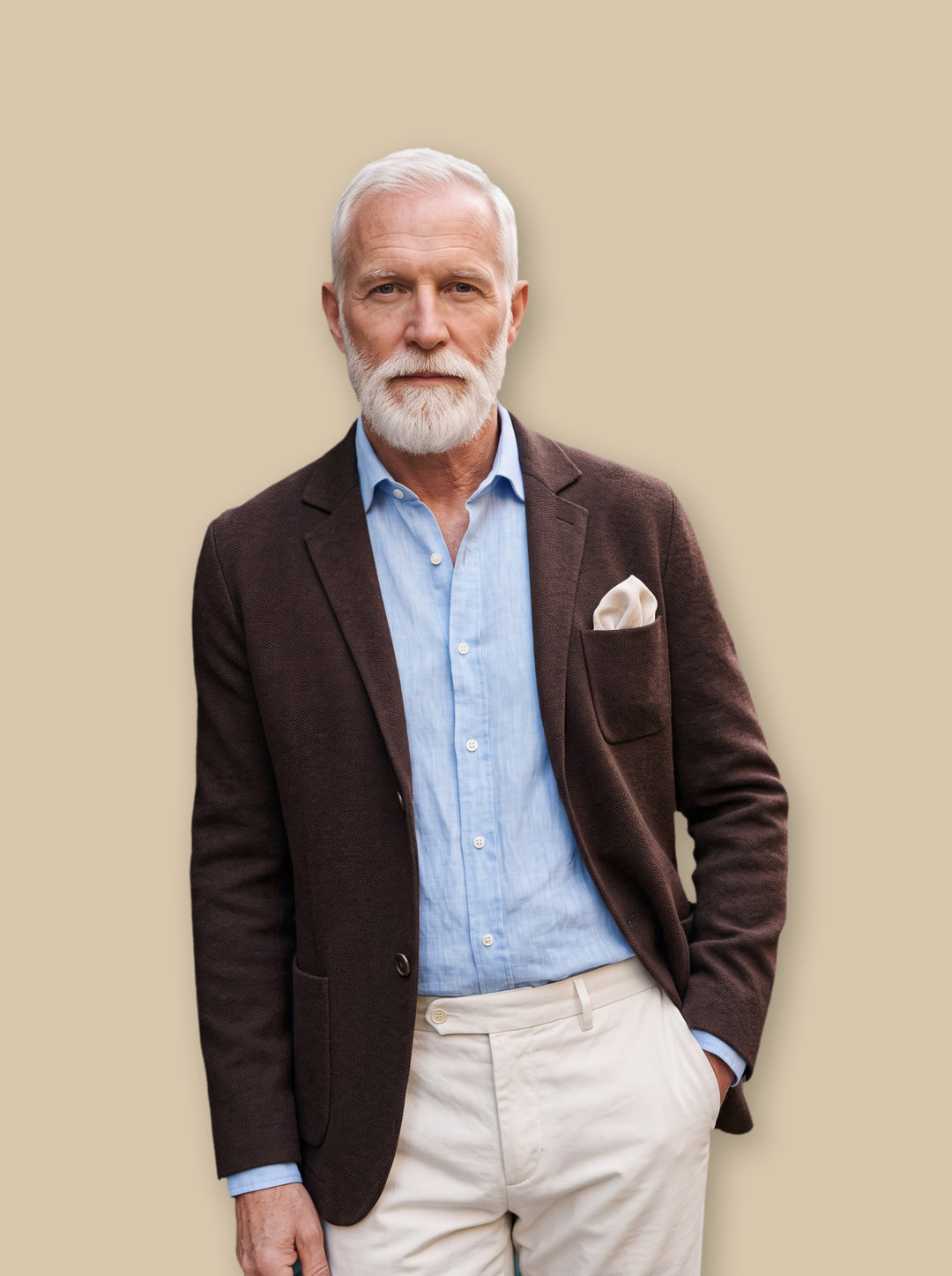 Martin blazer suit in Brown, studio - Gentlemens Manor