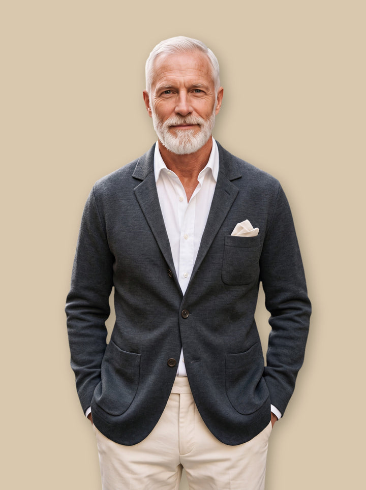 Martin blazer suit in Grey, studio - Gentlemens Manor