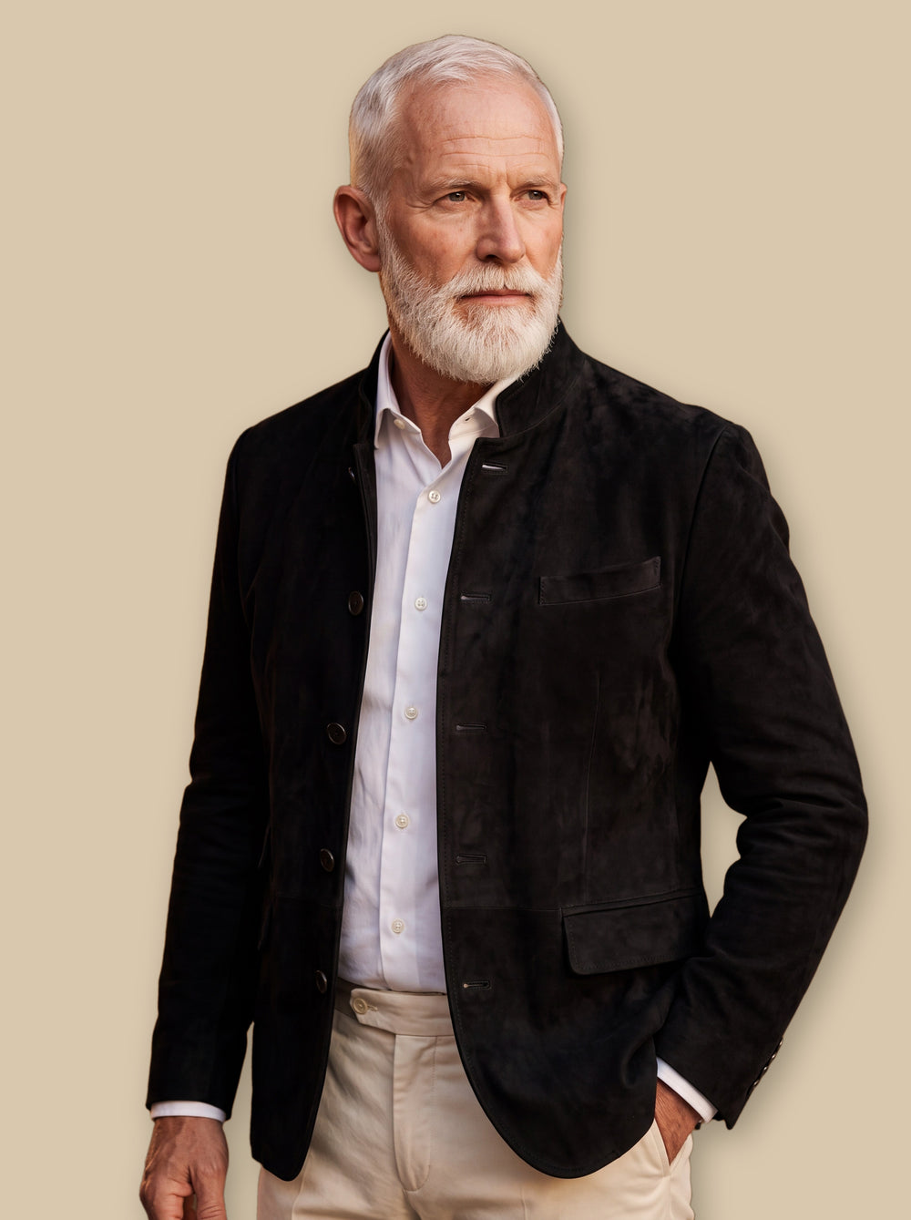 Marvin blazer suit in Black, studio - Gentlemens Manor