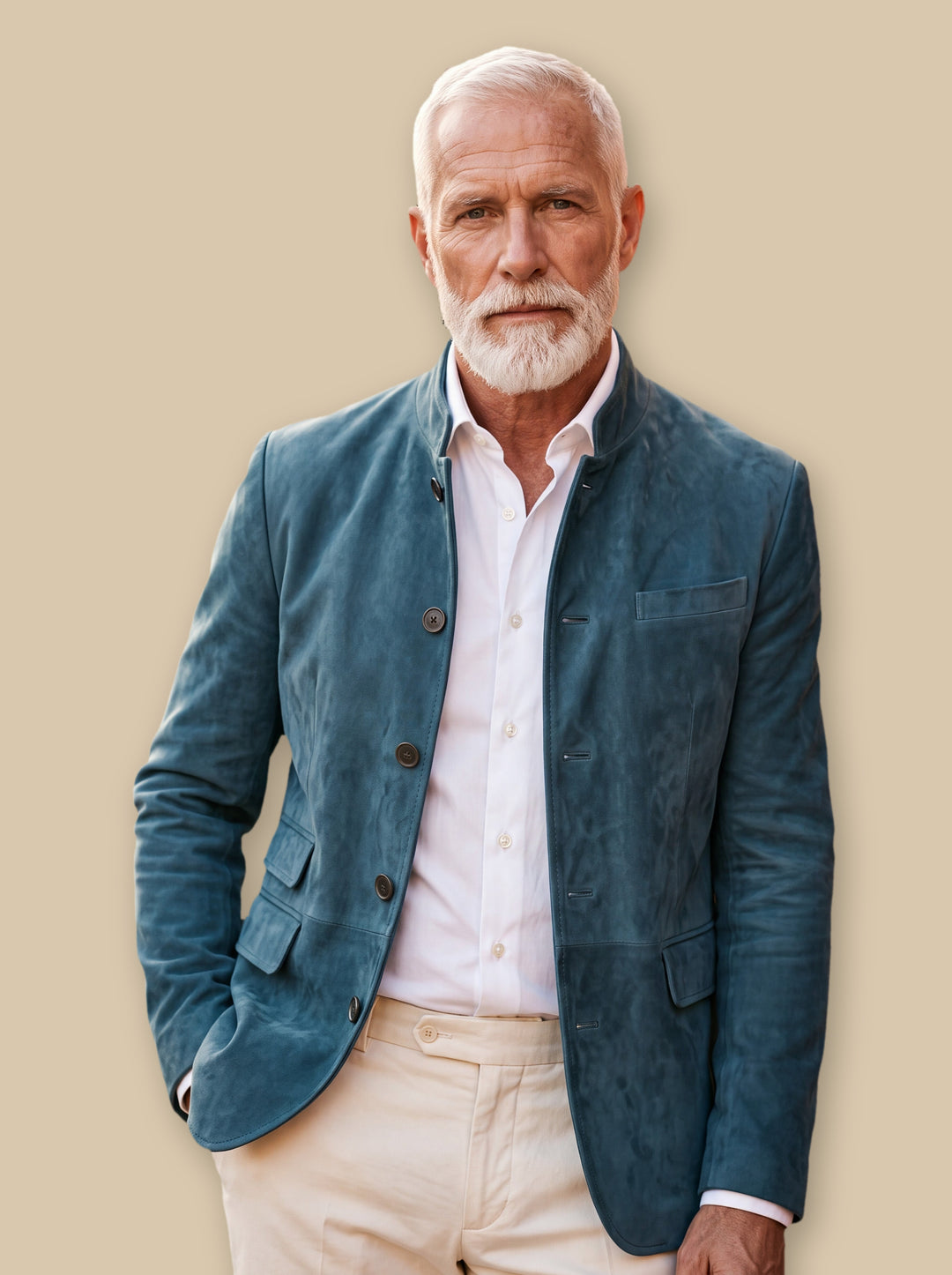 Marvin blazer suit in Blue, studio - Gentlemens Manor