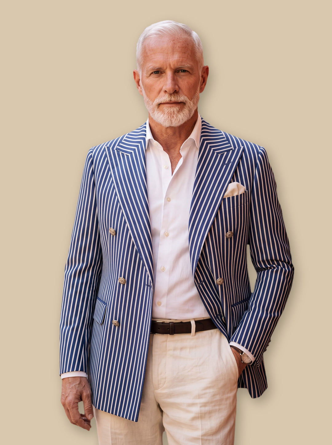Maurice blazer suit in Blue, studio - Gentlemens Manor