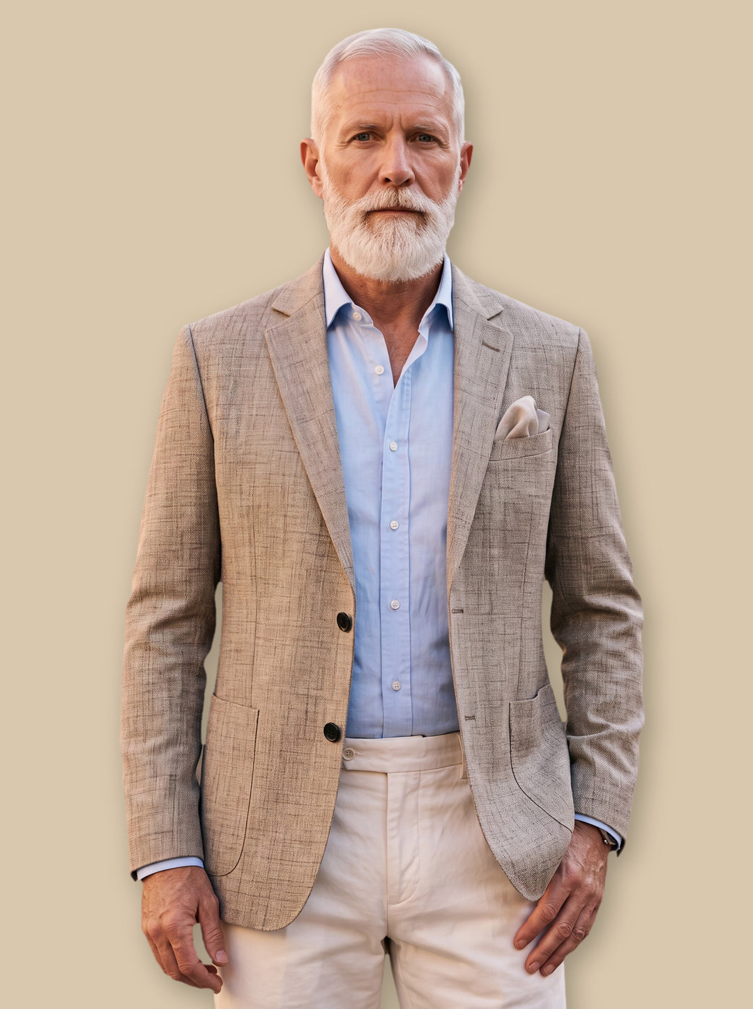 Maxwell blazer suit in Camel, studio - Gentlemens Manor