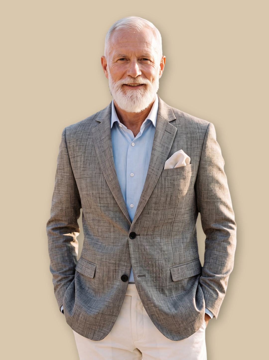 Maxwell blazer suit in Grey, studio - Gentlemens Manor