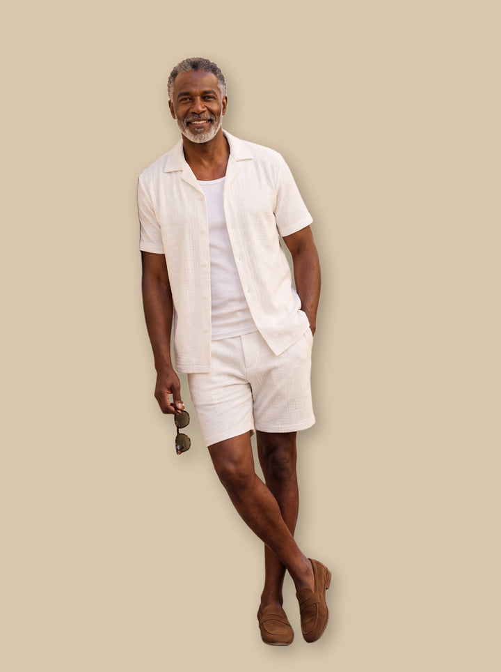 Maxwell two piece set in White, studio - Gentlemens Manor