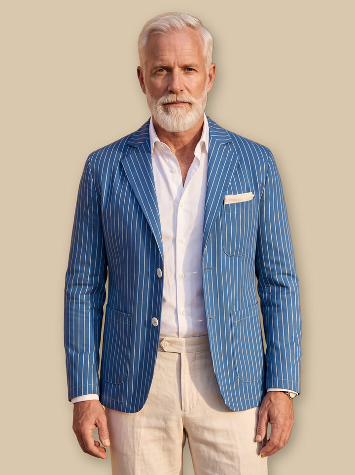 Maynard blazer suit in Blue, studio - Gentlemens Manor