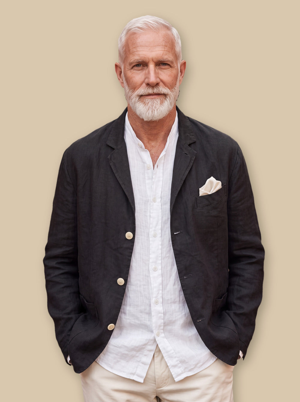 Merle blazer suit in Black, studio - Gentlemens Manor